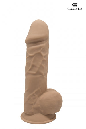 Gode double densité caramel 21,5 cm - Modèle 4