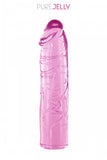 Godemichet droit rose 17,2 cm - Pure Jelly